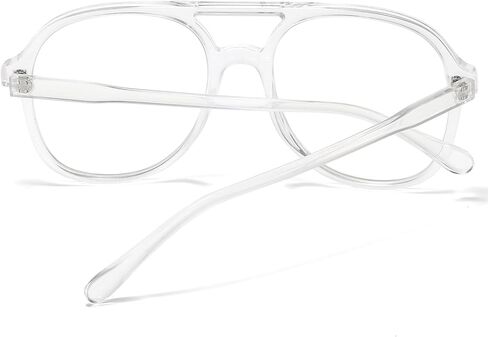 Plastic Pilot Anti-Blue Light Glasses for Women Men Classic Vintage Trendy Square Aviators in Kuwait