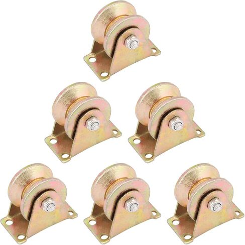 7 PCS 2 Inch V Groove Wheel, V-Groove Wheel, Sliding Gate Casters,for Inverted V-Track, Rolling Gates. by GENHAKON in Saudi Arabia
