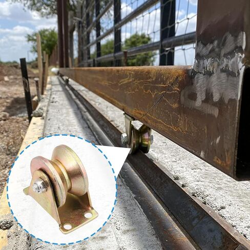 7 PCS 2 Inch V Groove Wheel, V-Groove Wheel, Sliding Gate Casters,for Inverted V-Track, Rolling Gates. by GENHAKON in Saudi Arabia