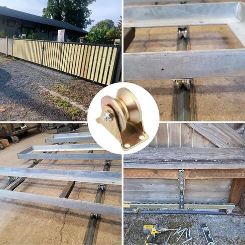 7 PCS 2 Inch V Groove Wheel, V-Groove Wheel, Sliding Gate Casters,for Inverted V-Track, Rolling Gates. by GENHAKON in Saudi Arabia