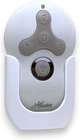 حامل جهاز التحكم عن بعد لمروحة السقف على الحائط لجهاز Hunter 99122 99123 وحدة التحكم عن بعد بمروحة السقف (قطعة واحدة بيضاء) in Kuwait