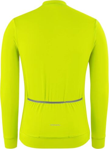 Louis Garneau, Men's, Lemmon LS 2 Jersey, Bright Yellow, Large in Saudi Arabia