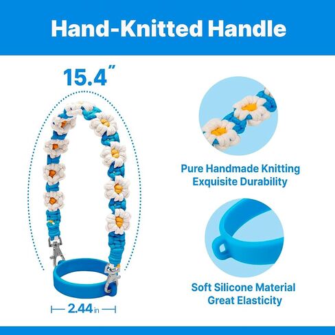 Water Bottle Handle Strap for Stanley Cup, Owala and Most 12-40oz Bottles in Saudi Arabia