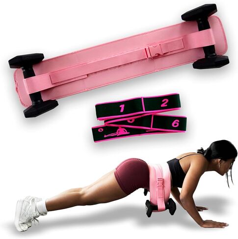 Premium Hip Thrust Belt Set - Ultimate Glute Workout Set with Stretch Band Included for Perfect Glute Bridges in Saudi Arabia