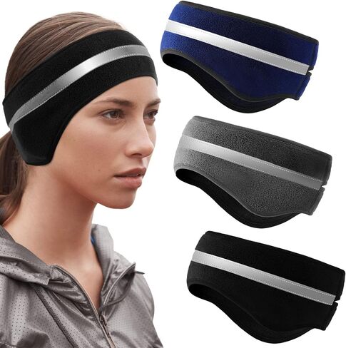 Lasnten 3 قطع الشتاء الأذن دفئا عقال للنساء ذيل حصان عقال عاكس عقال الصوف تشغيل الأذن يفشل الأذن يغطي للطقس البارد الرياضة في الهواء الطلق in Kuwait