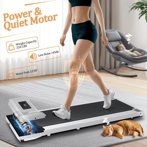 Walking Pad, Walking Pad Treadmills for Home Small, Under Desk Treadmill, Desk Treadmill for Office Under Desk, Portable Treadmill, 3 in 1 Small Treadmill in LED Display with Remote Control in Saudi Arabia