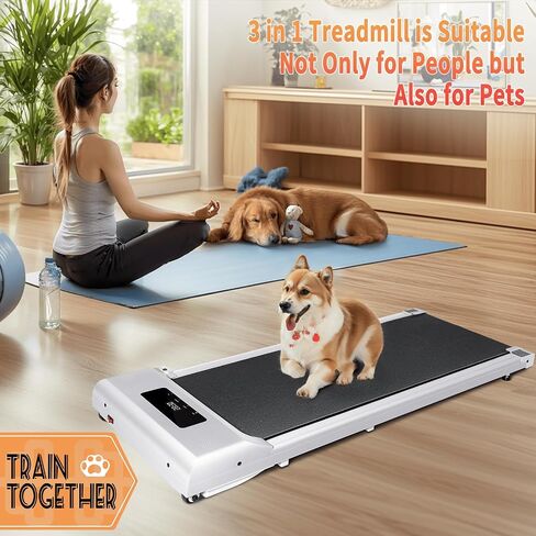 Walking Pad, Walking Pad Treadmills for Home Small, Under Desk Treadmill, Desk Treadmill for Office Under Desk, Portable Treadmill, 3 in 1 Small Treadmill in LED Display with Remote Control in Saudi Arabia