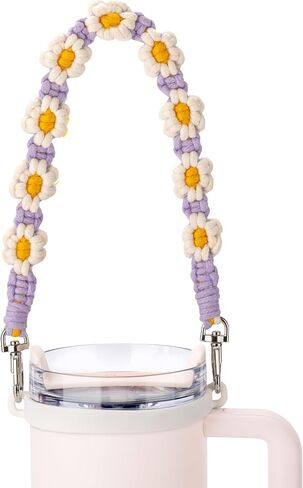 Water Bottle Handle Strap for Stanley Cup, Owala and Most 12-40oz Bottles in Saudi Arabia