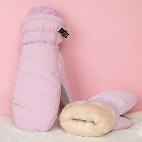 Women Winter-Ski-Mittens Gloves Waterproof-Snow-Gloves Warm Touchscreen Mittens for Cold Weather Snowboarding in Kuwait