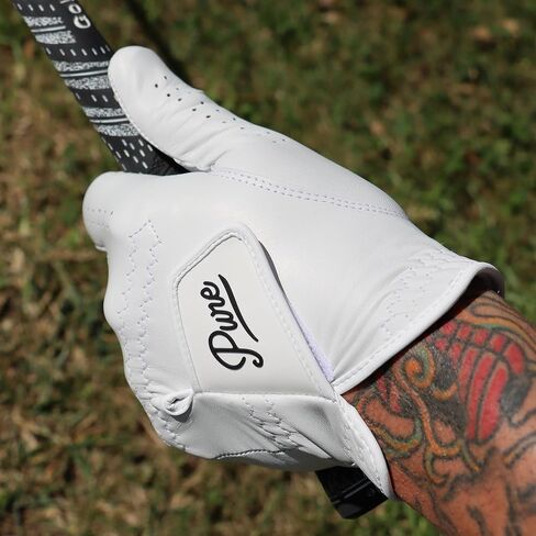 Pure Golf All Premium AAA Cabretta Leather Golf Glove | Enhanced Breathability, Durability with Optimal Short Fit Cuff in Saudi Arabia