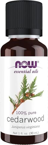 NOW Essential Oils, Cedarwood Oil, Strengthening Aromatherapy Scent, Steam Distilled, 100% Pure, Vegan, Child Resistant Cap, 1-Ounce in Saudi Arabia