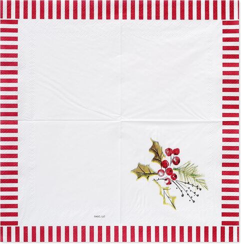 American Greetings 36-Count 7 in. Dessert Plates by Kathy Davis, Christmas Party Supplies in Saudi Arabia
