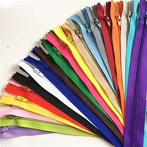WKXFJJWZC 50pcs 14 Inch (35cm) Nylon Coil Zippers Bulk for Sewing Crafts 40 Color (14 inch) in Saudi Arabia
