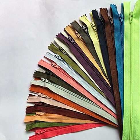 WKXFJJWZC 50pcs 14 Inch (35cm) Nylon Coil Zippers Bulk for Sewing Crafts 40 Color (14 inch) in Saudi Arabia