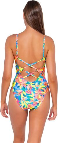 Sunsets Women's Standard Veronica V-Neck One Piece Swimsuit with Removable Cup in Saudi Arabia