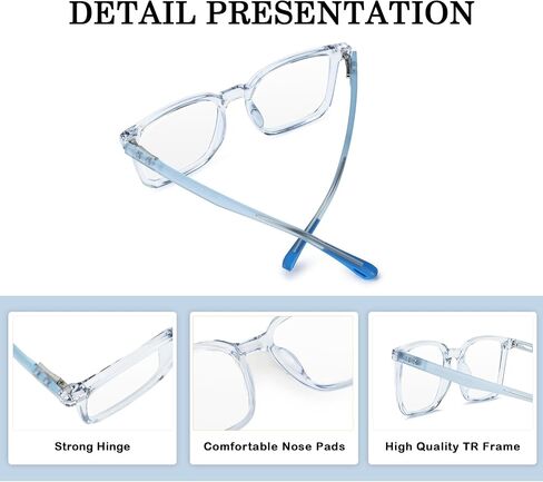 Kids Blue Light Blocking Glasses for Girls Boys, Anti Bluelight Clear Reading Glasses, Computer Fake Glasses UV400 in Saudi Arabia