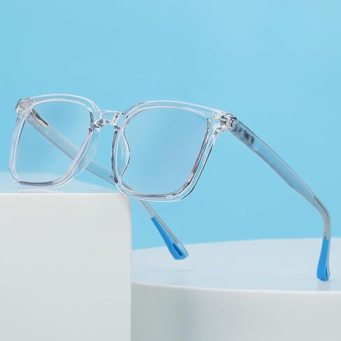 Kids Blue Light Blocking Glasses for Girls Boys, Anti Bluelight Clear Reading Glasses, Computer Fake Glasses UV400 in Saudi Arabia