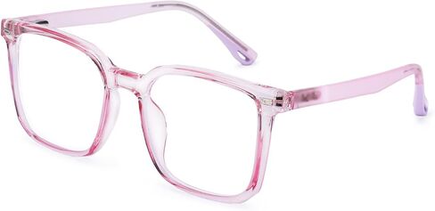Kids Blue Light Blocking Glasses for Girls Boys, Anti Bluelight Clear Reading Glasses, Computer Fake Glasses UV400 in Saudi Arabia