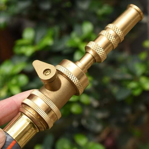 بخاخ فوهة خرطوم حديقة قابل للتعديل من PLG مع مجموعة صمامات الإغلاق - مرفق بزاوية 45 درجة وقبضة مريحة للري بدون جهد in Kuwait