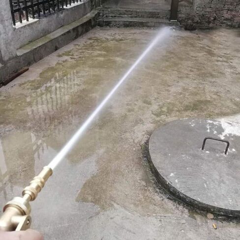 بخاخ فوهة خرطوم حديقة قابل للتعديل من PLG مع مجموعة صمامات الإغلاق - مرفق بزاوية 45 درجة وقبضة مريحة للري بدون جهد in Kuwait