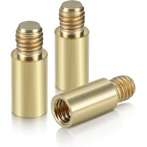 kwmobile 0.05oz Dart Weights - Set of 3X Brass 1.5 Gram Weights for Darts with 2BA Threads Dart Accessories - Gold