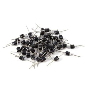 50pcs 1000V 10A Rectifier Diode,One-Way Electrical Conductivity Diodes, and,for Rectifier Circuit, Isolation, Voltage Regulator, Polarity, Coding Modulation