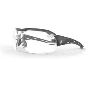 EDGE Eyewear Kabru: Z87 Safety Glasses for Men, Clear or Tinted Anti-Fog Safety Glasses Protective Eyewear with Secure Fit