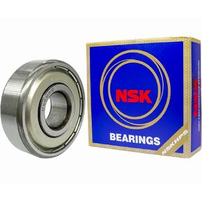 NSK BEARINGS 2PACK NSK 6302ZZ 15X42X13MM Made in Japan Double Metal Sealed Deep Groove Ball Bearings