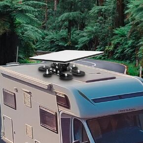 225 lbs Starlink Mini Magnetic Mount for High-Speed Driving, Starlink Mini Magnetic Roof Mounting Kit, Adjustable Tilt, Suitable for RV/Boat/Pickup(Include Wrench)