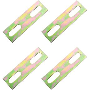 4PCS Stainless Steel Heavy Duty Mending Plate Flat Straight Metal Steel Repair Fixing Bracket Connector