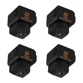 9PCS Silicone Socks Cover for 3D Printer Bambu Lab A1/A1 Mini, High Temperature and Durable Black Silicone Cover 3D Printer Accessories Parts Protecting Extruder Heater Block and Nozzle