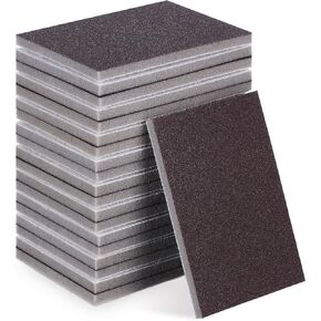 Sponge Sanding Pads Soft Polishing Pads Sandpaper for Wood Furniture Manual Sanding Products 500-600 Grit(20pcs)