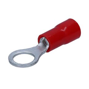 ASI 2050230 Type RF-M6 Ring Terminal, 6 mm Stud Size, 22-16 AWG, 22.9 mm Length, Red (Pack of 100)