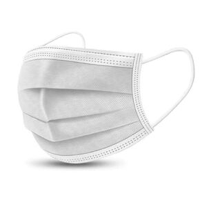 MAGID 3 Ply Disposable Face Mask with Adjustable Nose Bridge - Pack of 50 Masks
