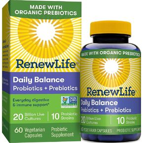Renew Life Daily Balance Probiotic, 60 CT
