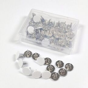 100PCS White Upholstery Tacks Sofa Nail for Wooden Board, Sofa, Wooden Table, Plastic, Photo Frame, Handmade,Upholstery Decorative