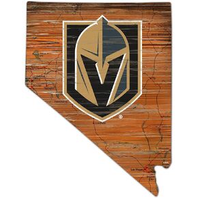 Fan Creations NHL Vegas Golden Knights Unisex Vegas Golden Knights Mini Roadmap State Sign, Team Color, 12 inch