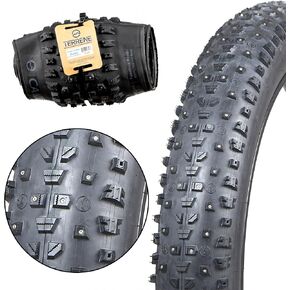 Fat Bike Tire by Terrene - Cake Eater Tubeless, Stud Capable, Fast Rolling Fat Tire - All Season Bike Accessories for Fat Tire and E-Bikes