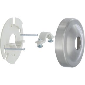 Danco 12005 Shower Arm Stabilizer Bracket and Flange Cover, No Size, Chrome