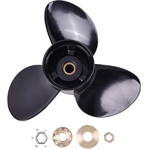 AIVWUMOT Aluminum Boat Propeller 48-832828A45 Compatible with Mercury Mercruiser Outboard 90HP 135HP 150HP 175HP 200HP 225HP 250HP 400HP 15''X17'' 90CT‑400 15spl