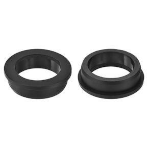 uxcell 2Pcs Rubber Grommets 1-15/16"(50mm) Drill Hole, 1-9/16"(40mm) ID Hole Top Hat Grommet Black Silicone Rubber Hole Plug Gasket for Wiring, Automotive