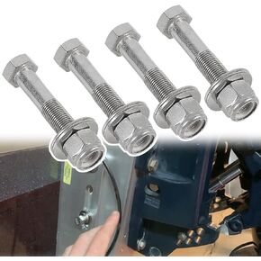BK-1-DP Jack Plate Bolt Kit - Partial Thread - Coarse Thread, Suitable for Mounting Outboard to Jack Plate & Mounting Jack to Motor