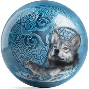 Brigid Ashwood Celtic Wolves Totem Bowling Ball 12lbs