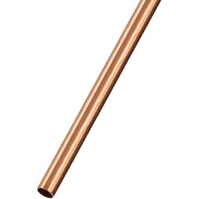 METALLIXITY Copper Tube (6mm OD x 0.25mm Wall T x 300mm L), Straight Tubing - for Home Furnishing, Machinery, DIY Handicraft