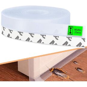 Weather Stripping Door Seal – Door Seal Strip for Door Frame Side, Window, Shower Door Bottom Seal, Strong Adhesive Silicone Door Draft Stopper for Weatherproofing and Noise Reduction, 1.4in Black in Kuwait