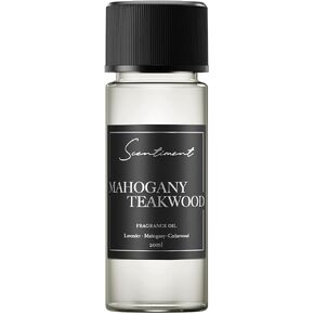 Mahogany Teakwood Collection Diffuser Oils | Aromatherapy Home Fragrance | Luxurious Scent with Notes of Lavender, Mahogany, Cedarwood, 20ml