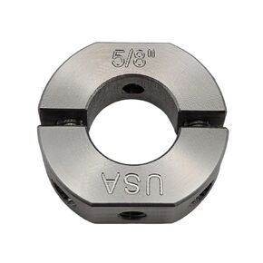 – 1.50" Bore Diameter – Mountable Clamping Two Piece Shaft Collar - 303 Stainless Steel (1 Pack)