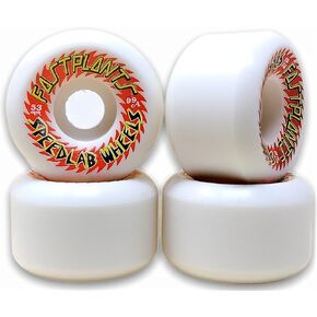 عجلات لوح تزلج بيضاء من فاست بلانتس - 53 ملم 99 ايه (مجموعة من 4) in Kuwait