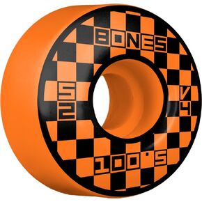 Bones Wheels OG Formula 100A Block Party V4 Wide Skateboard Wheels