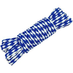 T-H Marine Hollow Braid Polypropylene Utility Line - Blue/White